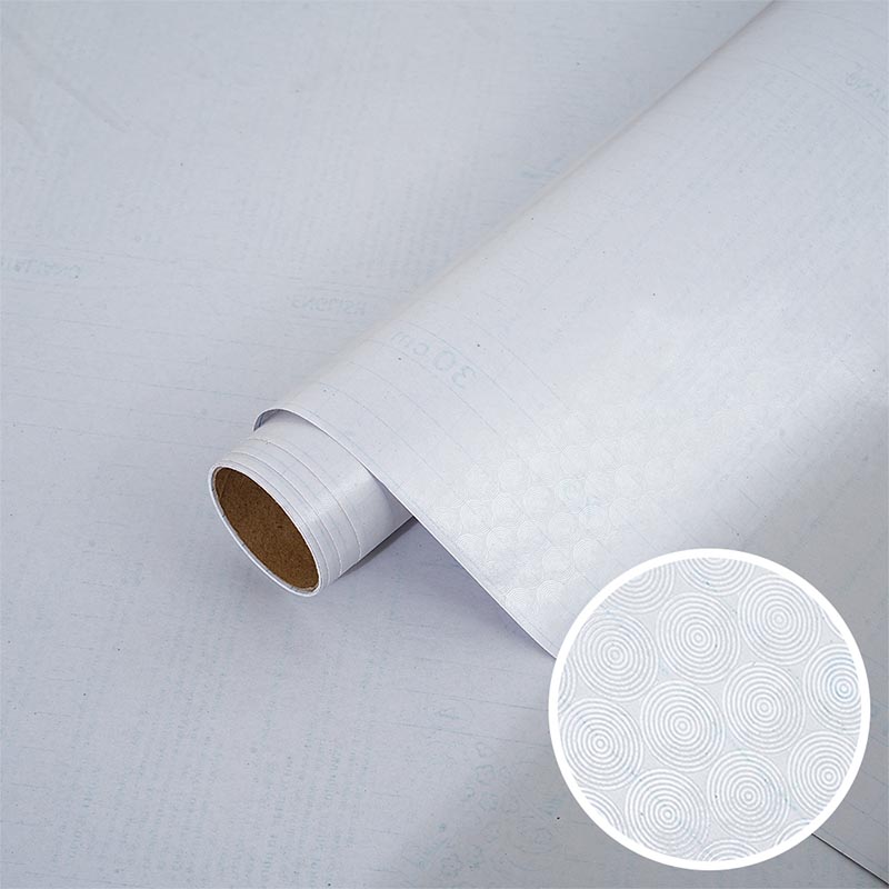 رقائق PVC ذاتية اللصق شفافة منقوشة